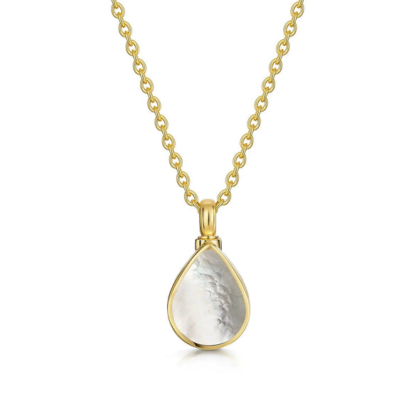 Simple Stainless Steel Necklace With Heart Shape Pendant And Electroplating
