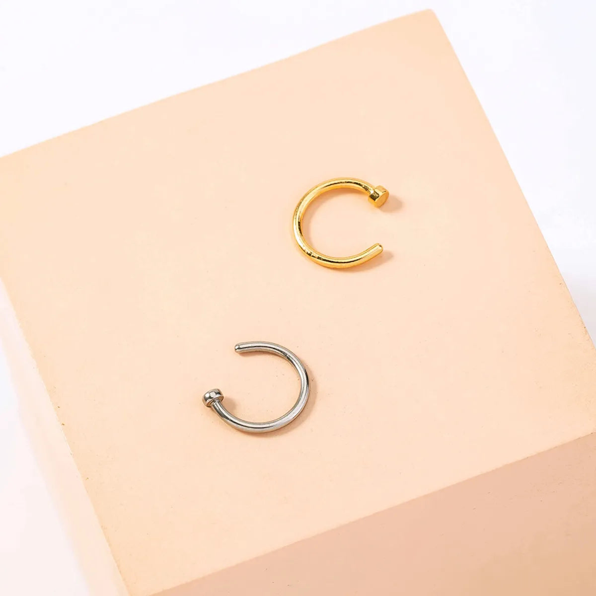 Simple Stainless Steel Piercing U-shaped Nose Ring Piercing Nose Ornaments Wholesale