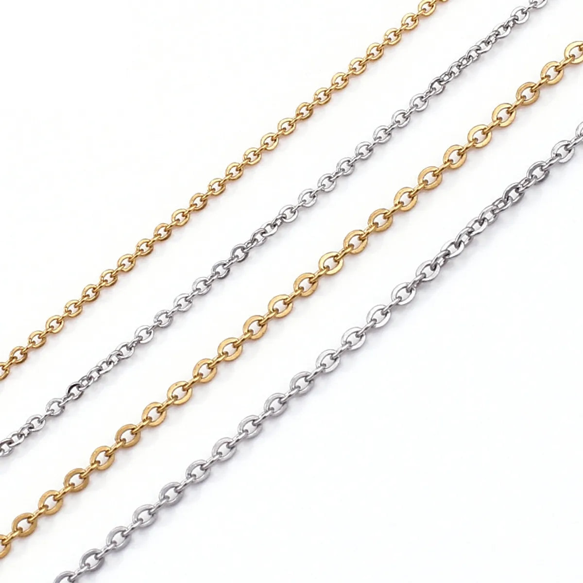 Simple Stainless Steel Welded O-chain Necklace Wholesale Gooddiy