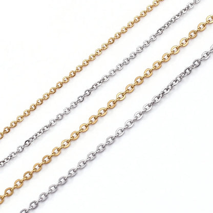 Simple Stainless Steel Welded O-chain Necklace Wholesale Gooddiy