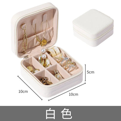 Simple Style Solid Color Cloth Jewelry Boxes