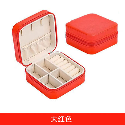 Simple Style Solid Color Cloth Jewelry Boxes