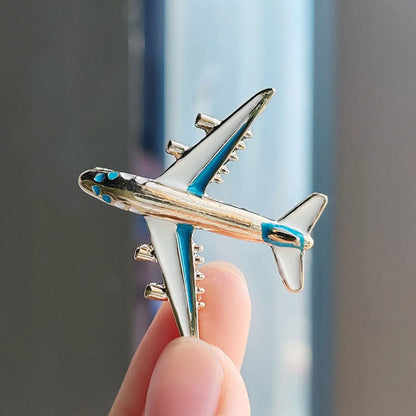 Simple Style Airplane Alloy Plating Unisex Brooches