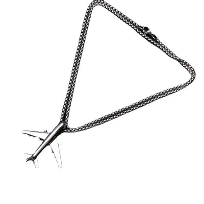 Simple Style Airplane Alloy Plating Unisex Necklace 1 Piece