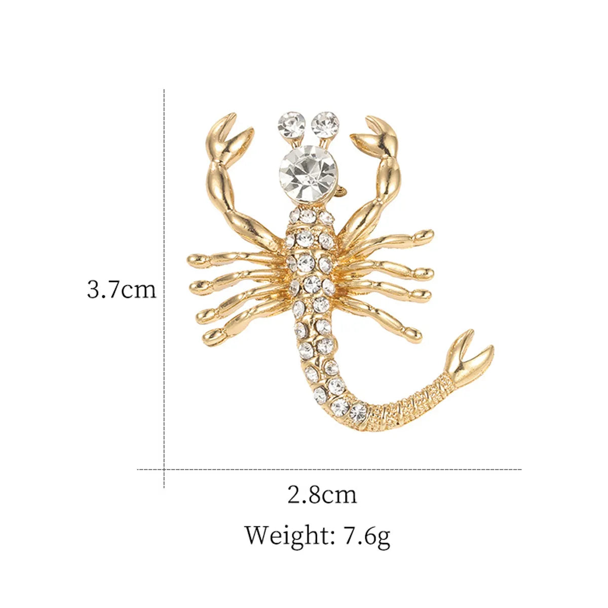 Simple Style Animal Alloy Inlay Rhinestones Pearl Unisex Brooches