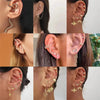Simple Style Animal Alloy Inlay Rhinestones Pearl Women'S Ear Clips 1 Set