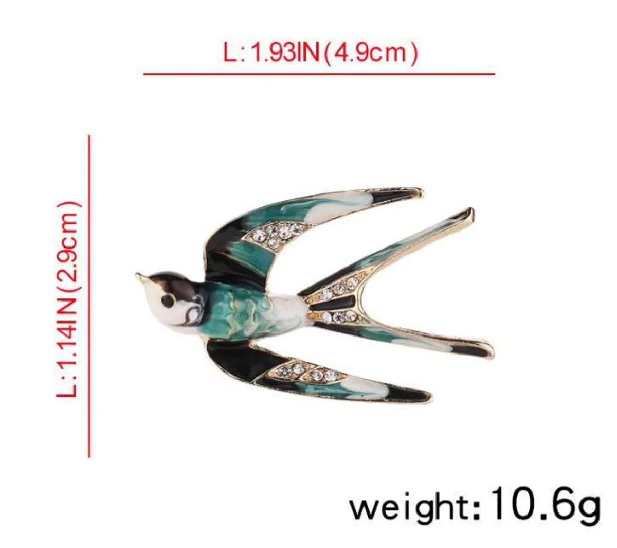 Simple Style Animal Alloy Inlay Rhinestones Women'S Brooches