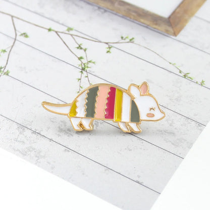 Simple Style Animal Alloy Stoving Varnish Unisex Brooches