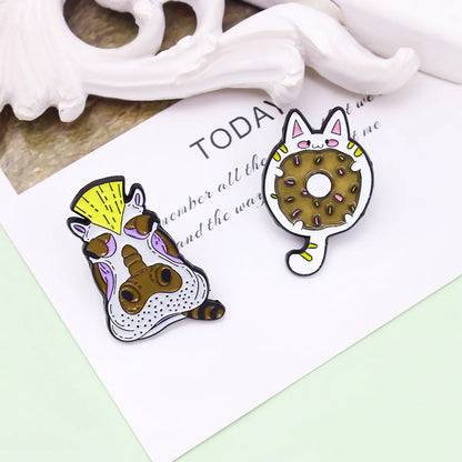 Simple Style Animal Alloy Stoving Varnish Unisex Brooches