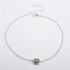 Simple Style Animal Cross Moon Gold Plated Silver Plated Imitation Pearl Alloy Wholesale Anklet