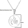 Stainless Steel Simple Style Plating Animal Pendant Necklace