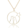 Stainless Steel Simple Style Plating Animal Pendant Necklace