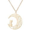 Stainless Steel Simple Style Plating Animal Pendant Necklace