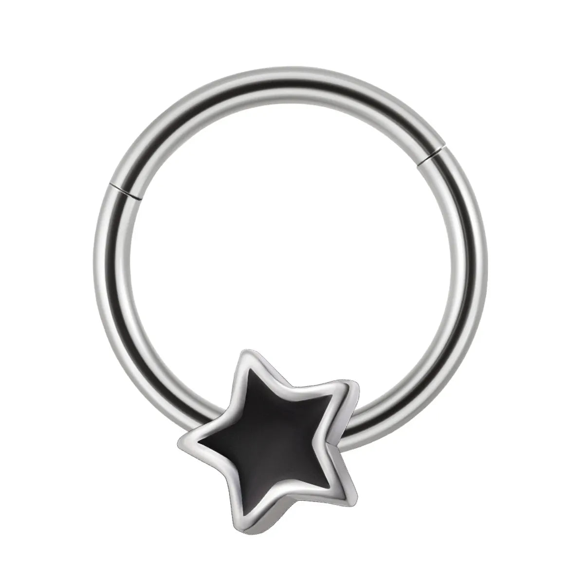 1 Piece Nose Rings & Studs Simple Style Animal Star 304 Stainless Steel