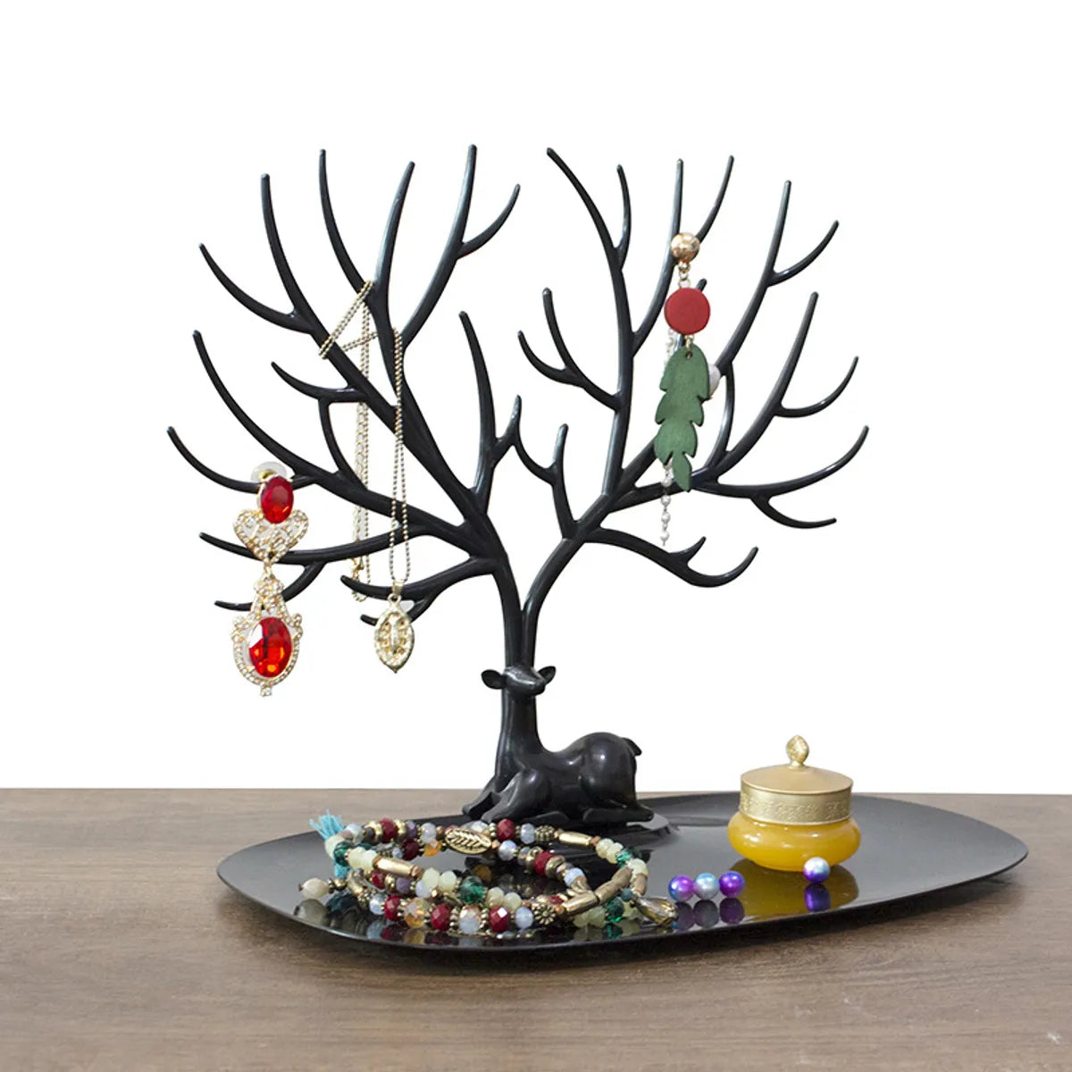 Simple Style Antlers Plastic Plastic Spraying Jewelry Rack