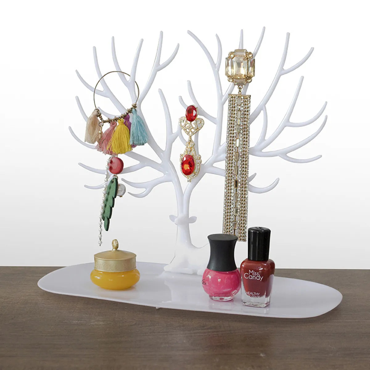 Simple Style Antlers Plastic Plastic Spraying Jewelry Rack