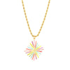 Simple Style Artistic Flower Copper 18k Gold Plated Pendant Necklace In Bulk