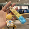 Cute Simple Style Astronaut Silica Gel Women'S Keychain