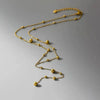 Simple Style Ball Titanium Steel Plating Long Necklace