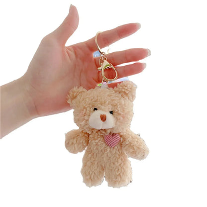 Simple Style Bear Pp Cotton Bag Pendant Keychain