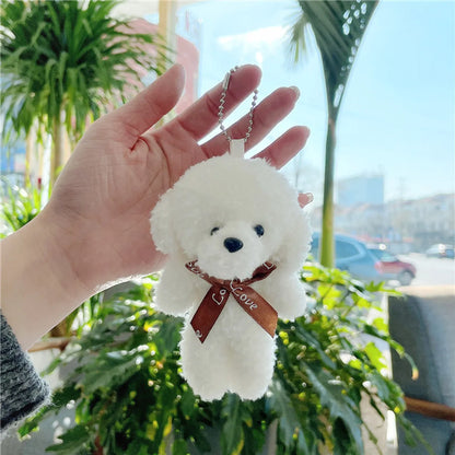 Simple Style Bear Pp Cotton Bag Pendant Keychain