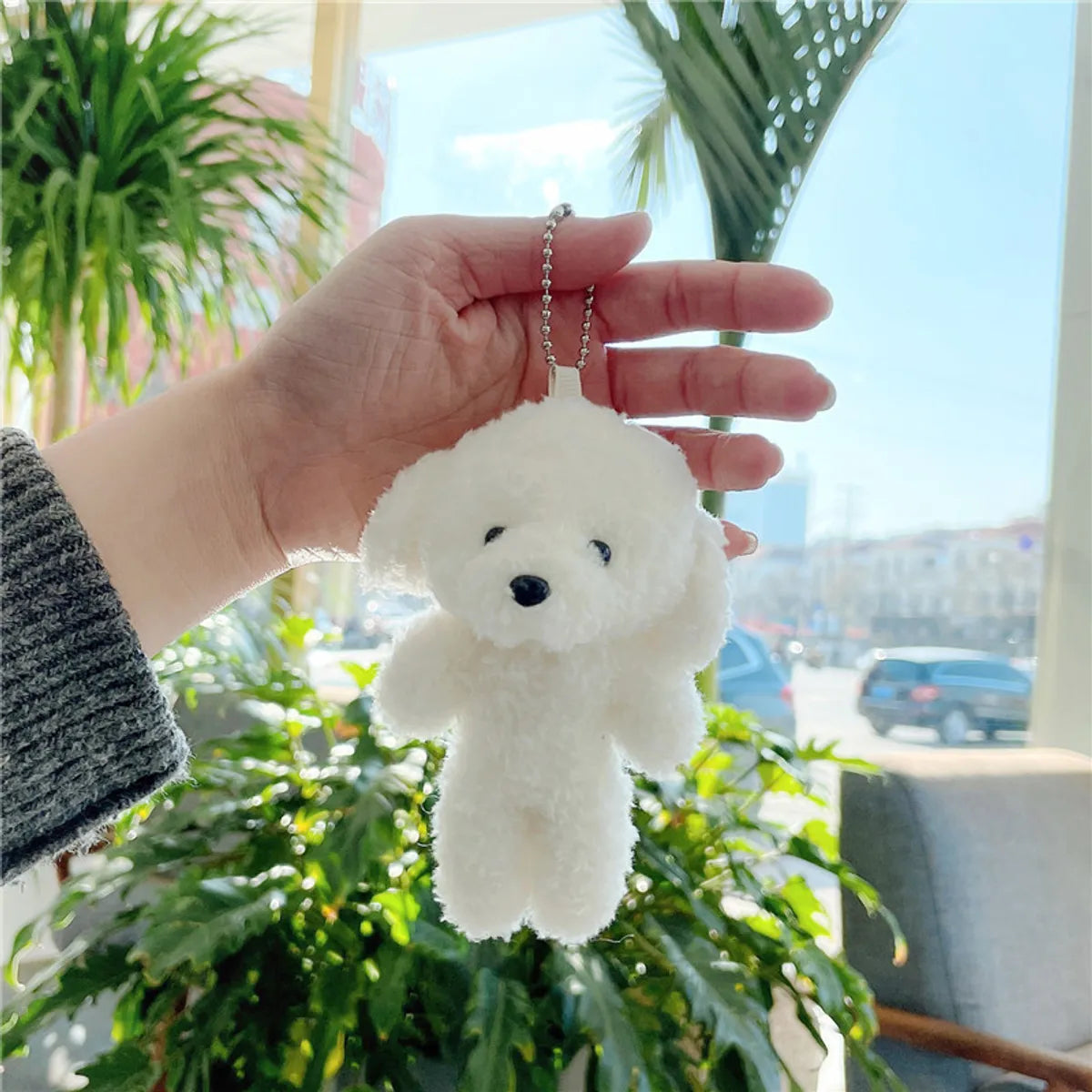 Simple Style Bear Pp Cotton Bag Pendant Keychain