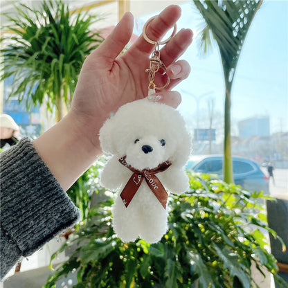 Simple Style Bear Pp Cotton Bag Pendant Keychain