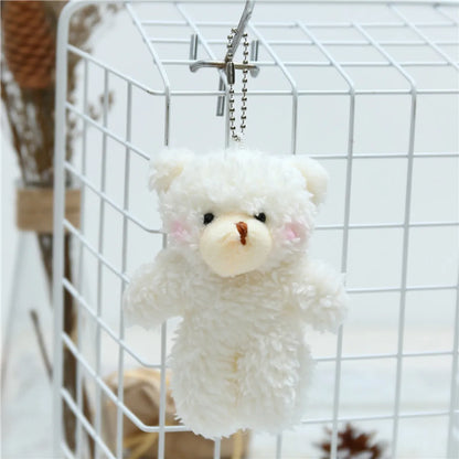 Simple Style Bear Pp Cotton Bag Pendant Keychain