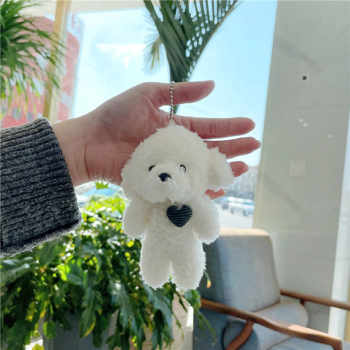 Simple Style Bear Pp Cotton Bag Pendant Keychain