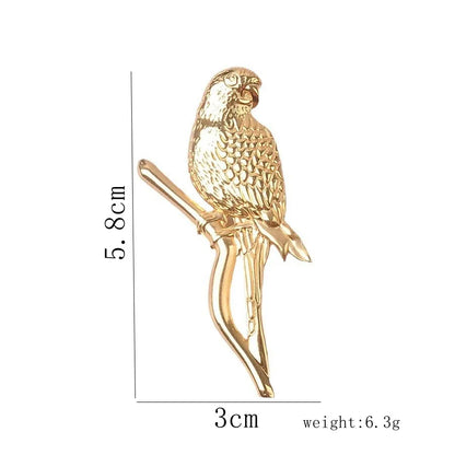 Simple Style Bird Stainless Steel Plating Unisex Brooches