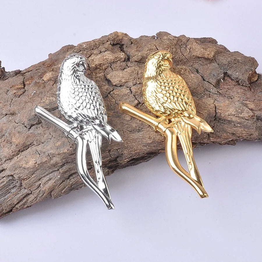 Simple Style Bird Stainless Steel Plating Unisex Brooches