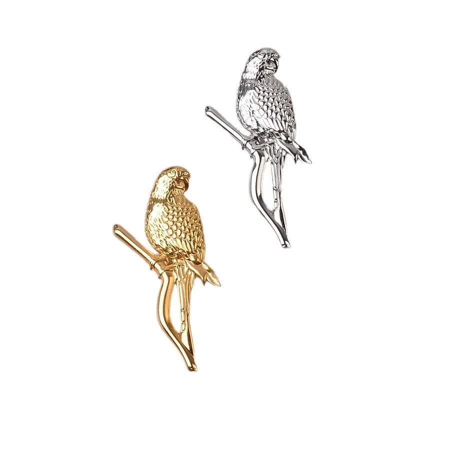 Simple Style Bird Stainless Steel Plating Unisex Brooches