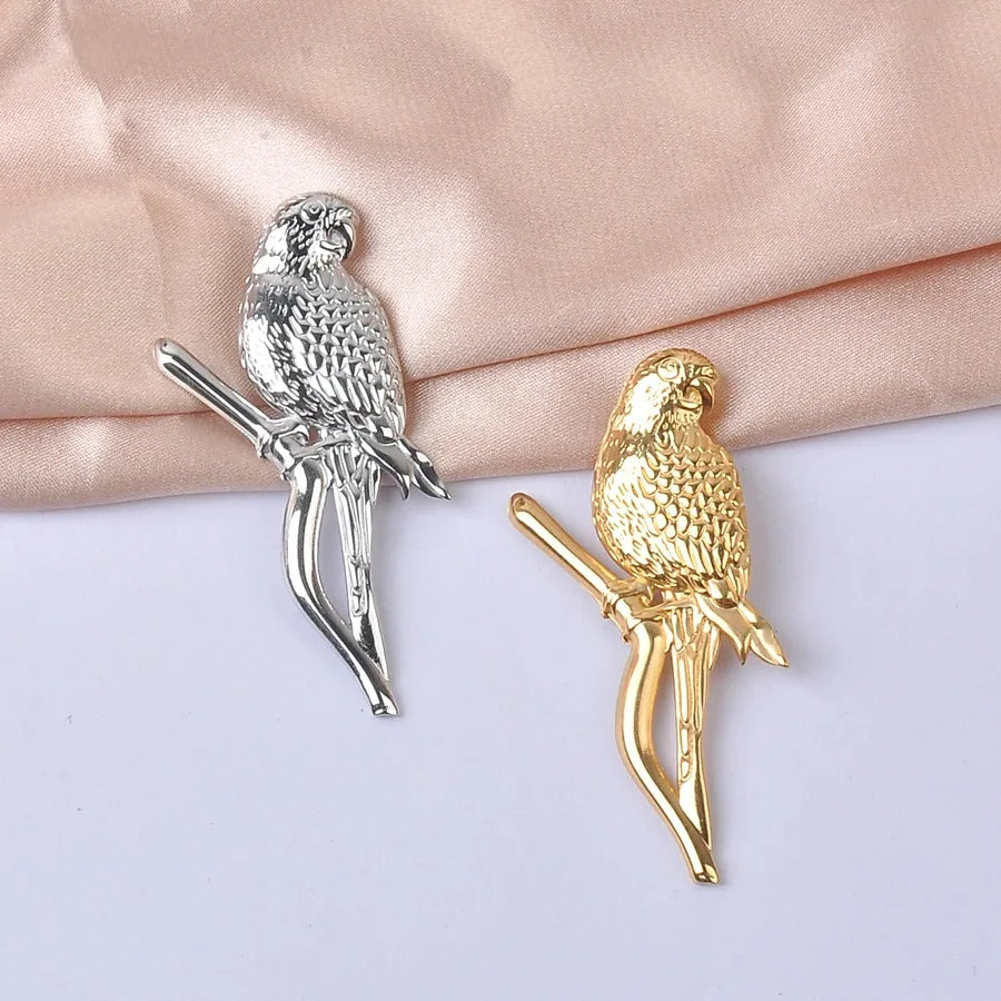 Simple Style Bird Stainless Steel Plating Unisex Brooches