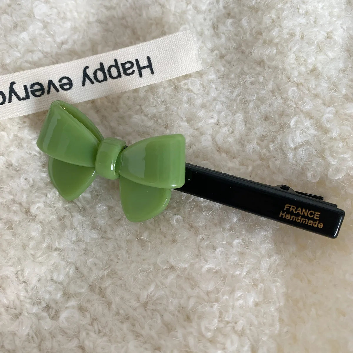 Simple Style Bow Knot Acetic Acid Sheets Hair Clip