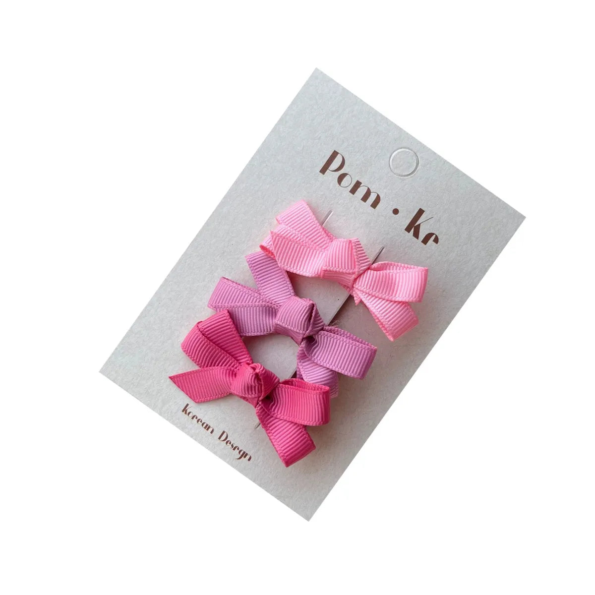 Simple Style Bow Knot Cloth Hair Clip 3 Pieces