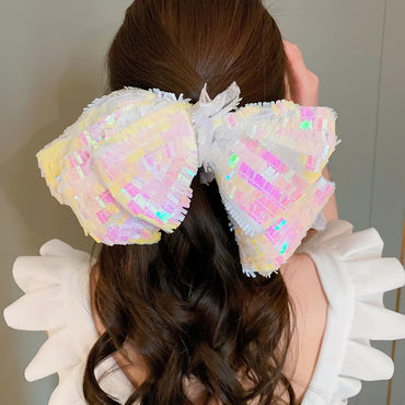 Simple Style Bow Knot Cloth Hair Clip