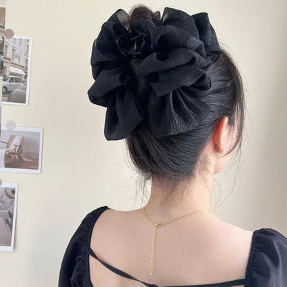 Simple Style Bow Knot Cloth Hair Clip