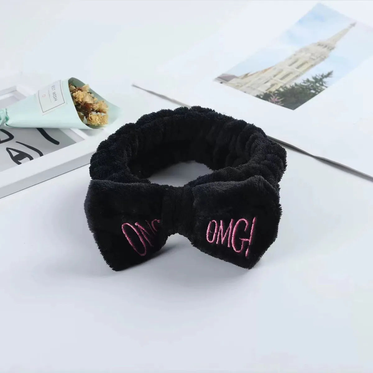 Simple Style Bow Knot Cloth Patchwork Hair Tie