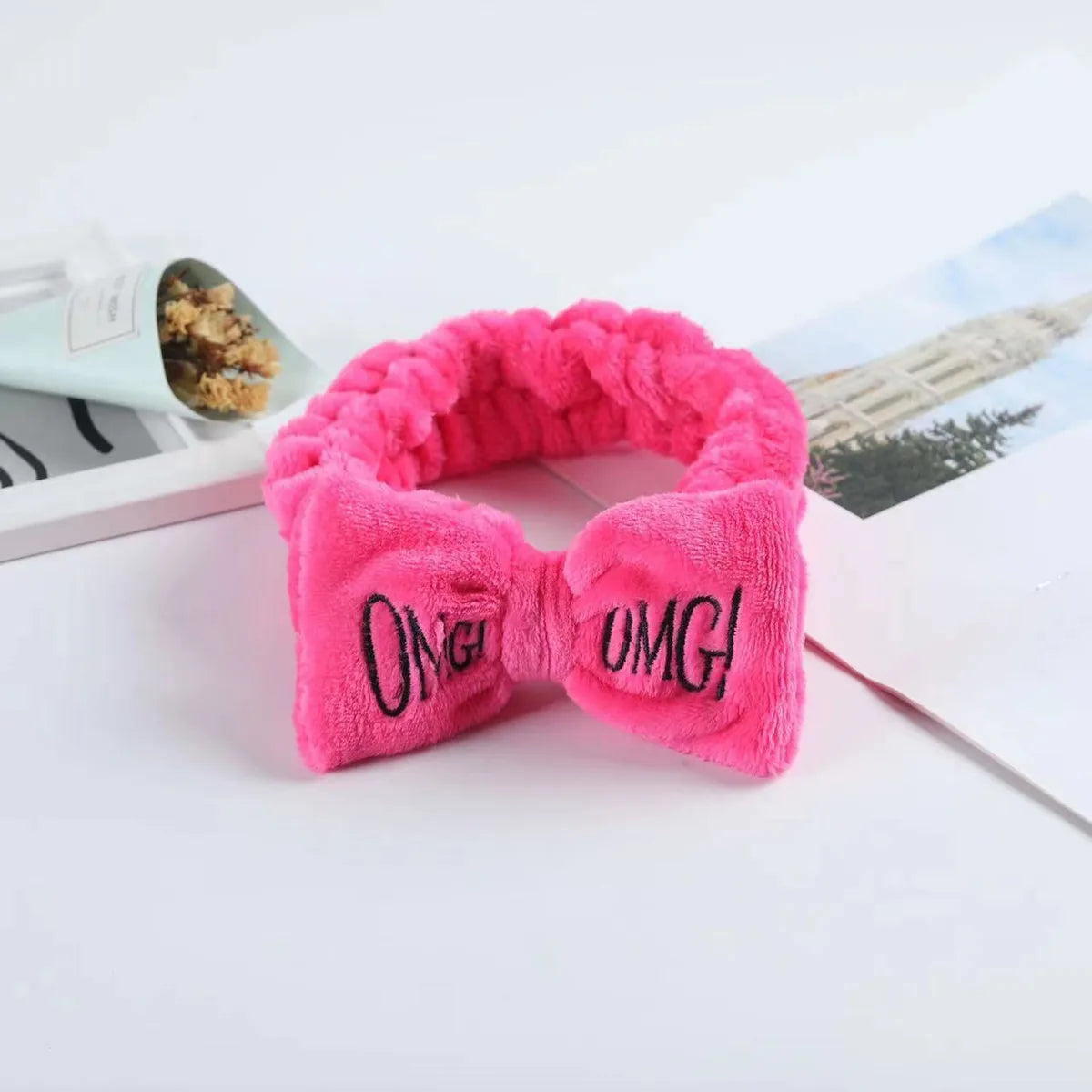 Simple Style Bow Knot Cloth Patchwork Hair Tie