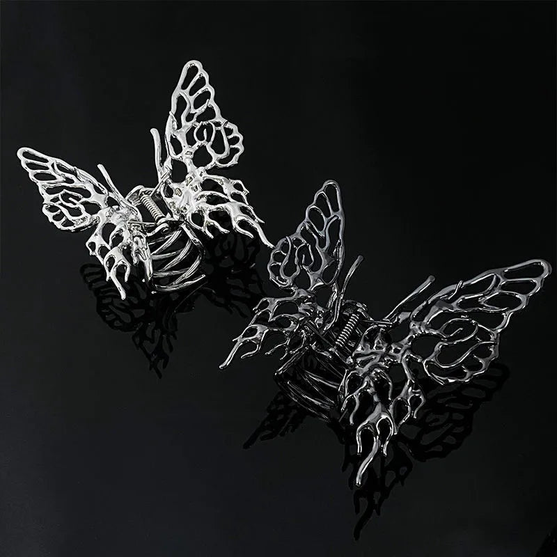 Simple Style Bow Knot Metal Plating Hair Claws 1 Piece