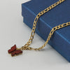 Wholesale Jewelry Simple Style Bow Knot 304 Stainless Steel Zircon 18K Gold Plated Plating Anklet