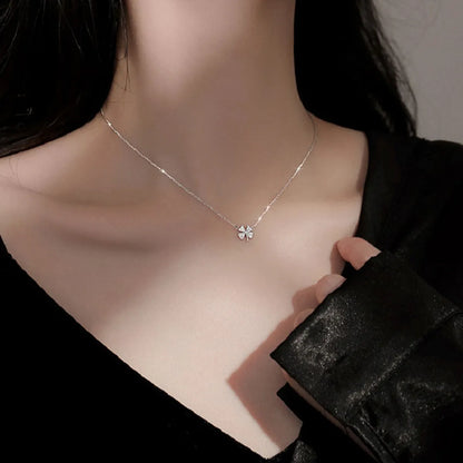 Simple Style Bow Knot Zircon Alloy Wholesale Pendant Necklace