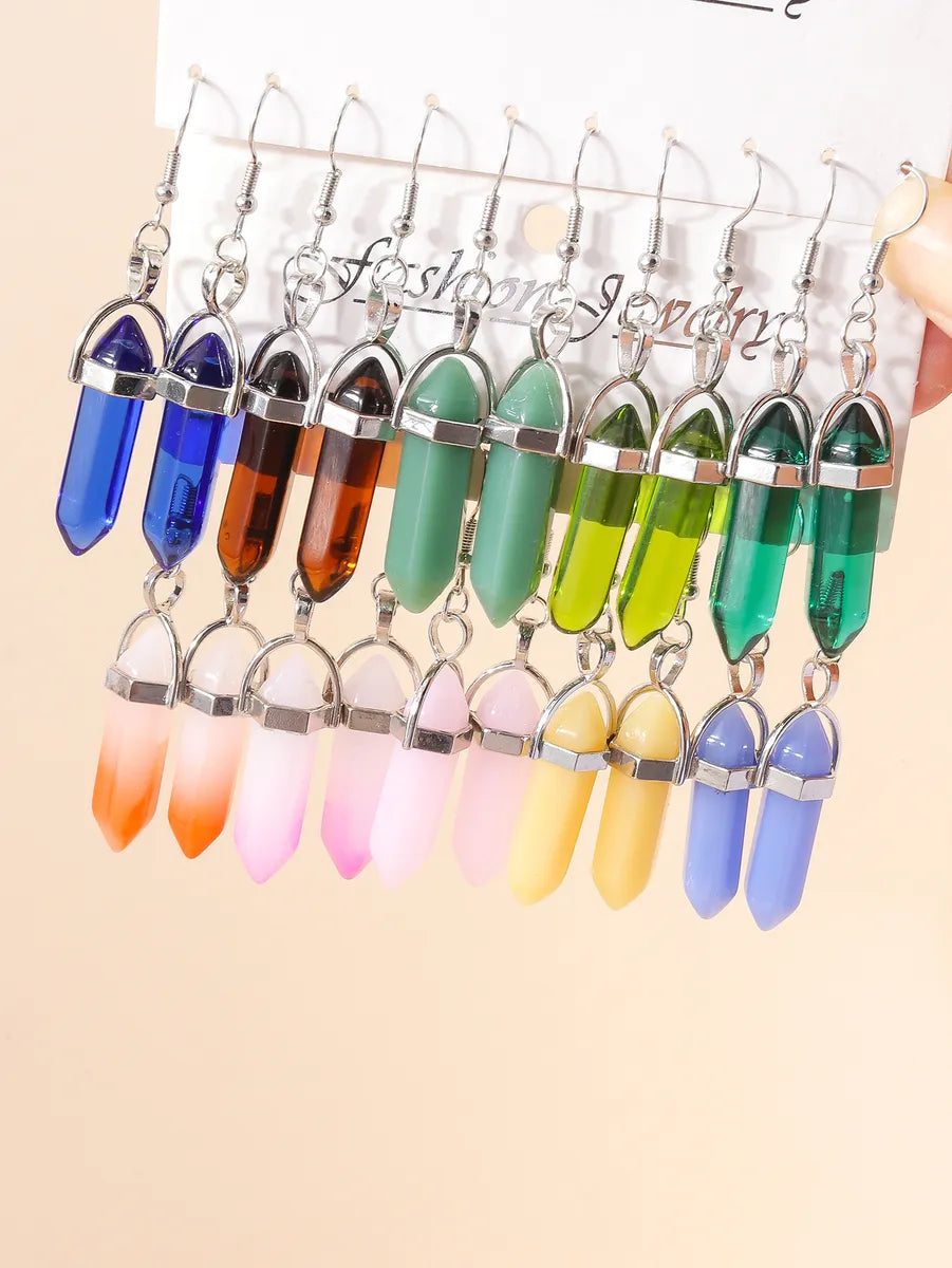 Simple Style Bullet Alloy Women's Drop Earrings