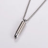 Simple Style Bullet Stainless Steel 18k Gold Plated Unisex Pendant Necklace