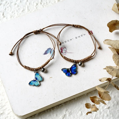 Simple Style Butterfly Alloy Knitting Bracelets