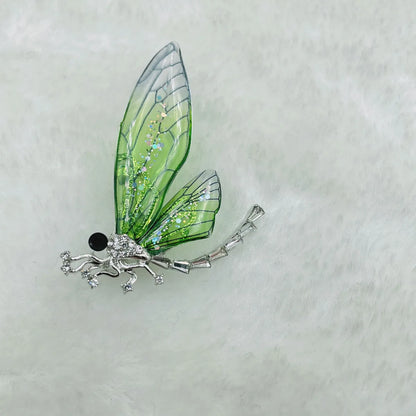 Simple Style Butterfly Alloy Plating Rhinestones Women'S Brooches 1 Piece