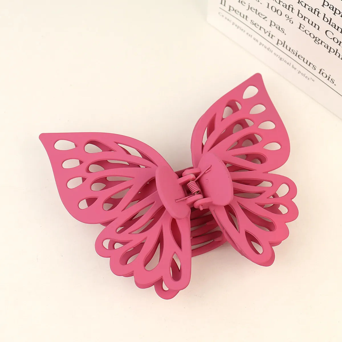 Simple Style Butterfly Plastic Handmade Hair Claws 1 Piece