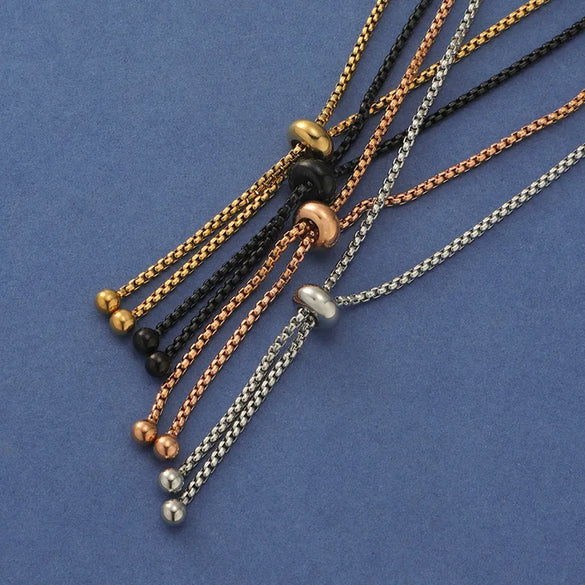 Simple Style Customization Laser Engraving Butterfly Titanium Steel 18K Gold Plated Bracelets In Bulk