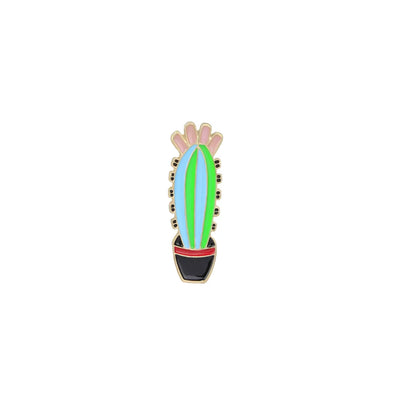 Simple Style Cactus Alloy Enamel Metal Unisex Brooches