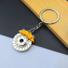 Simple Style Car Wheel Metal Unisex Bag Pendant Keychain